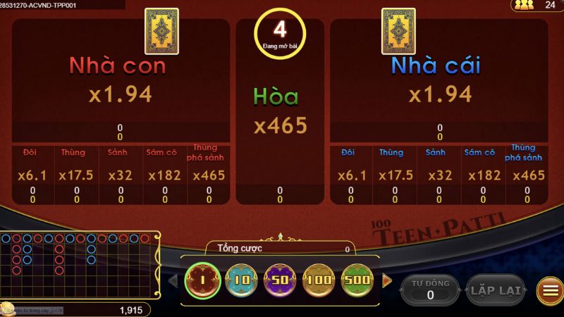 Hướng dẫn cách chơi Teen Patti tại Kingfun